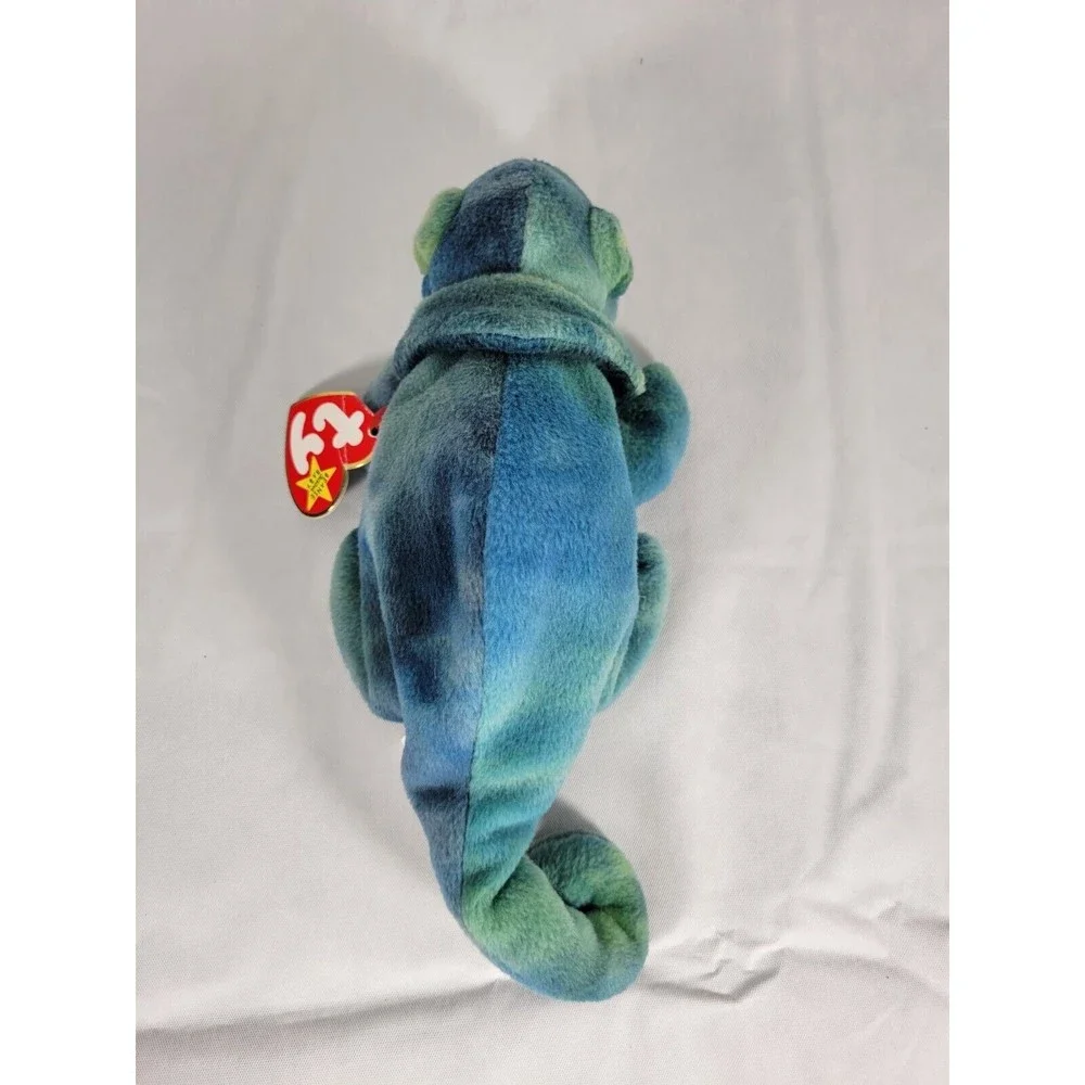 TY Beanie Babies Rainbow The Chameleon Plush Stuffed Animal 1997 Retired‎ Baby